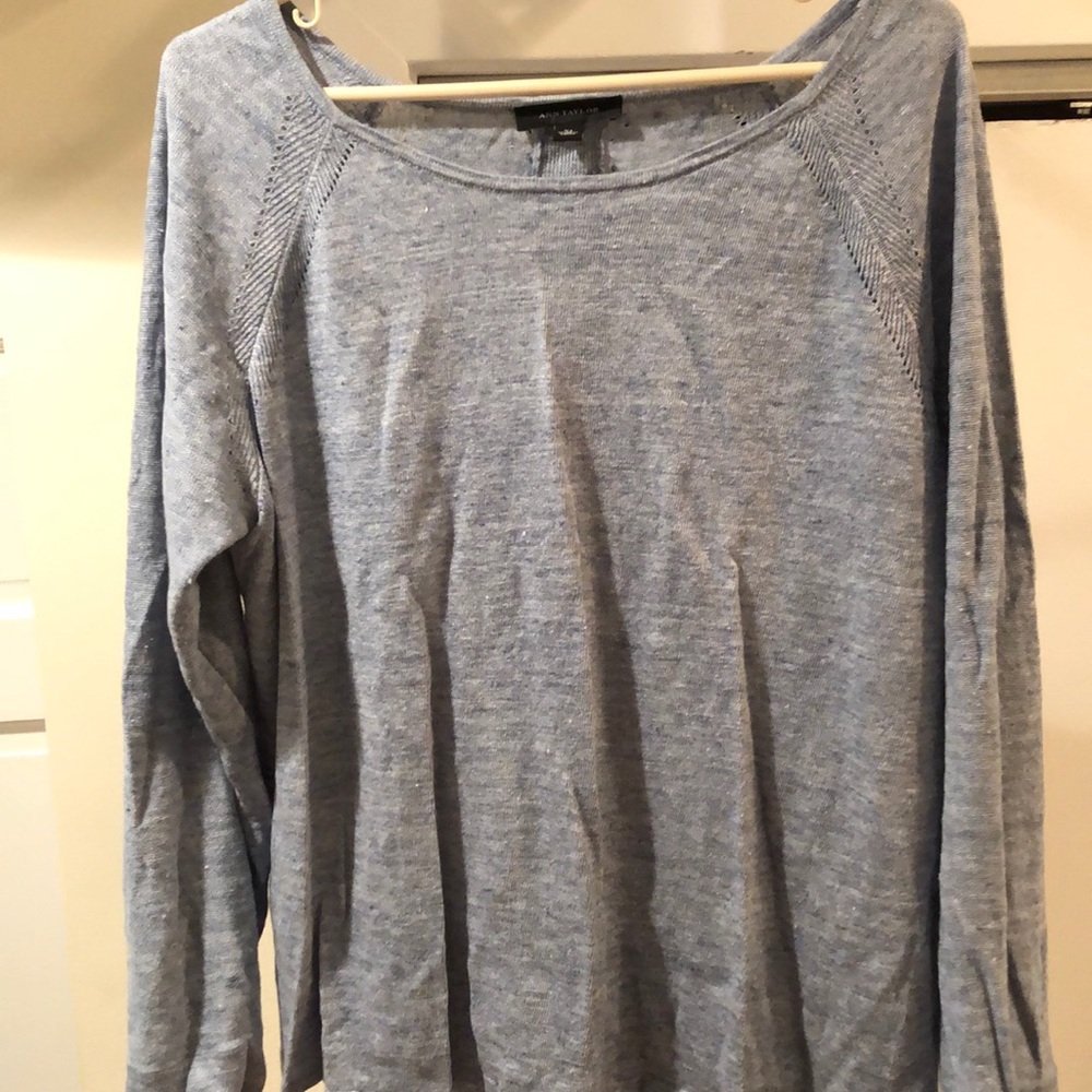 Lightweight light blue Ann Taylor sweater